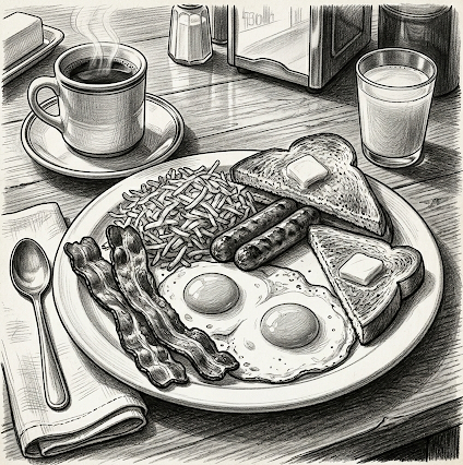 Breakfast illustration