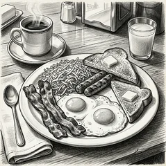 Breakfast illustration