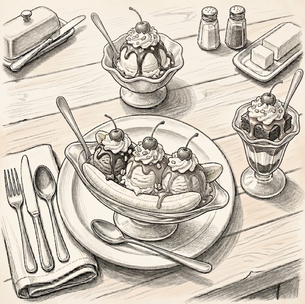 Homemade desserts